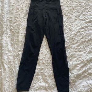 lululemon leggings with mesh sides